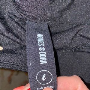 Agnes & Dora, center seam pants w/ detail at ankle